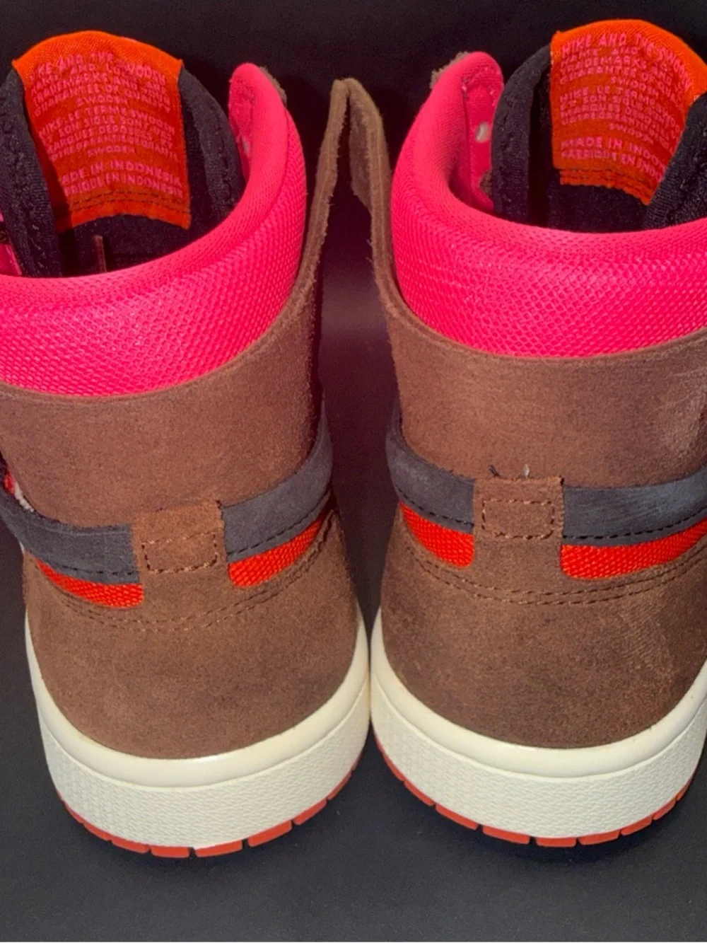 Size 6.5 - Air Jordan 1 Zoom Comfort 2 High Cacao Wow Picante Red Wmns, No Box